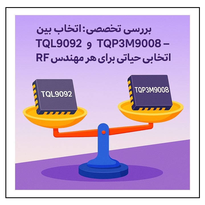 بررسی و تحلیل مداری دو LNA حرفه‌ای از Qorvo: TQL9092 در برابر TQP3M9008